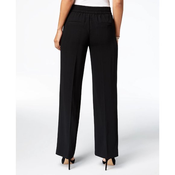 NWT Womens Size Small INC International Concepts Shadow-Stripe Wide-Leg Pants - Picture 3 of 3